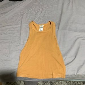 mustard yellow tank top